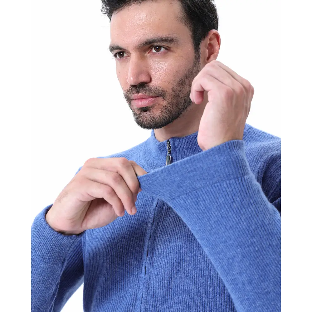 Birch Cashmere Half-Zip Sweater — photo 7