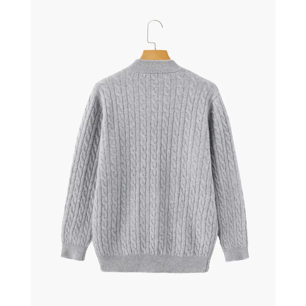 Wren Woven Half-Zip Sweater — photo 5