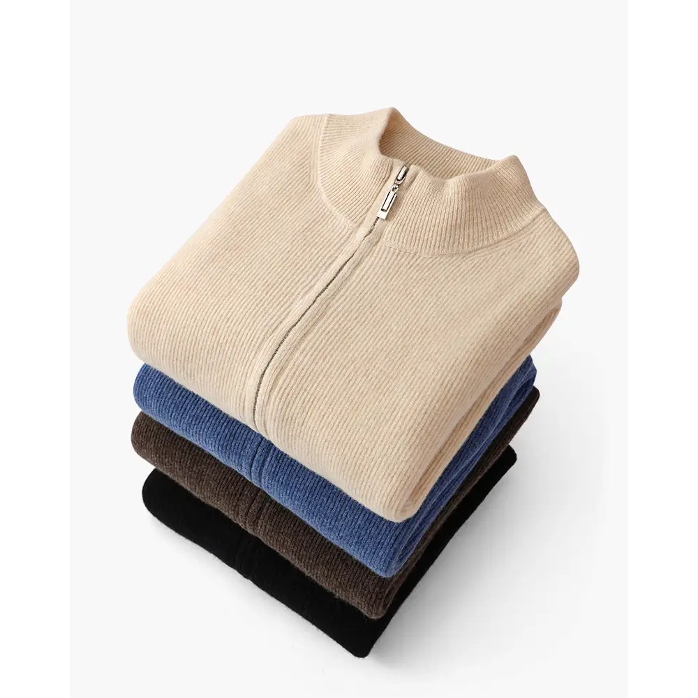 Birch Cashmere Half-Zip Sweater — photo 2