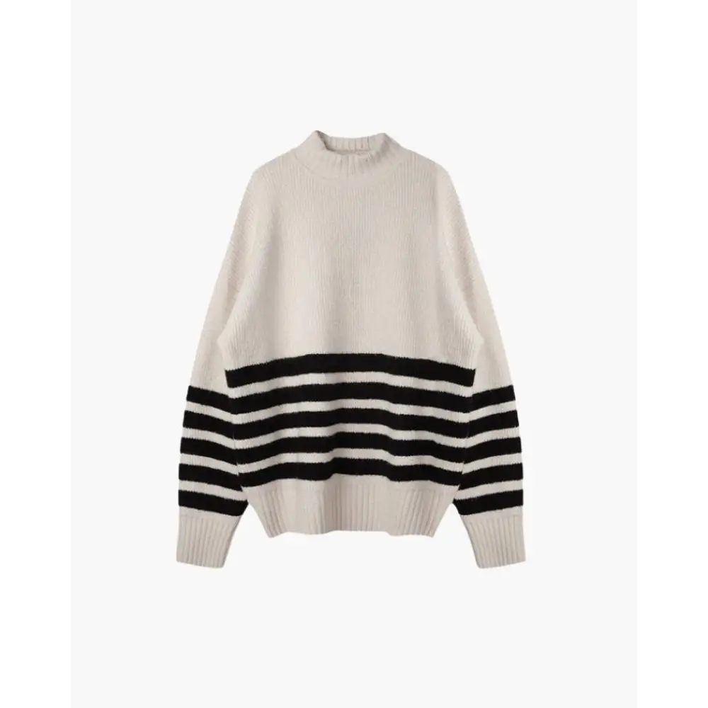 Ash Cream Stripe Sweater — photo 2