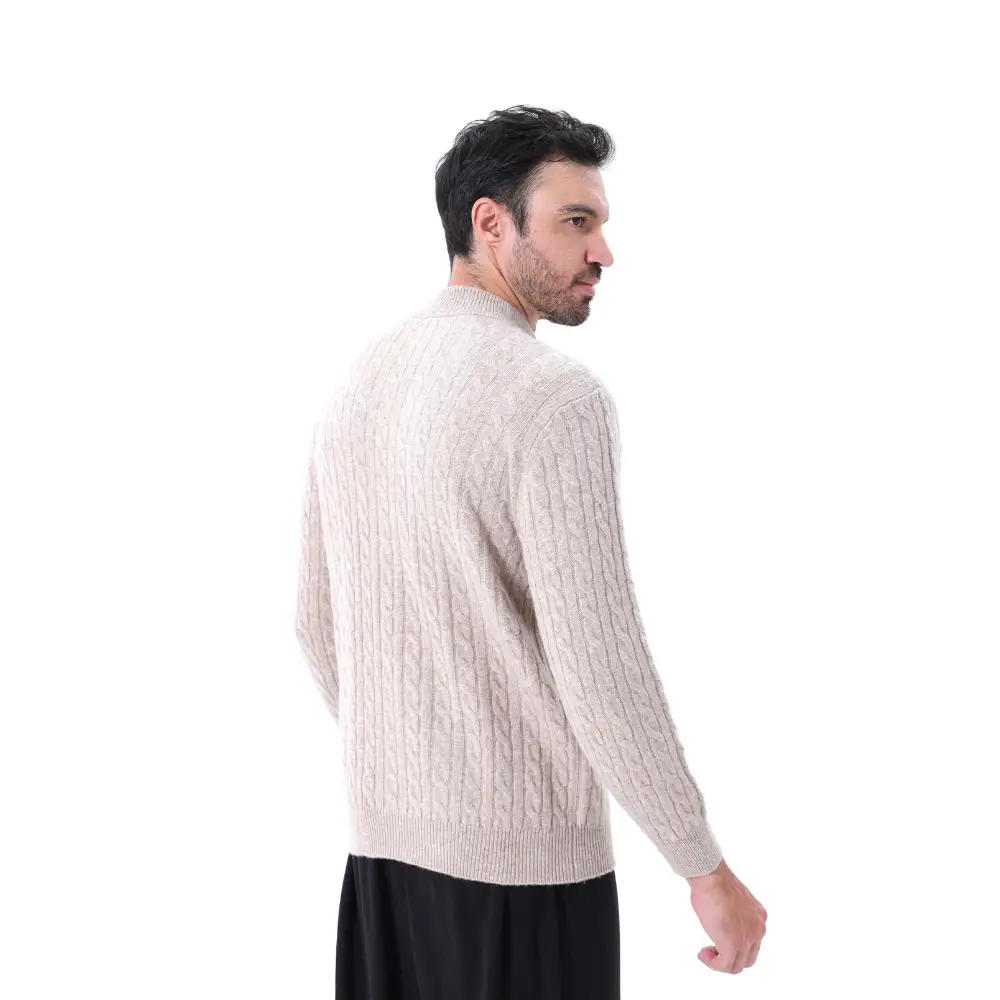 Wren Woven Half-Zip Sweater — photo 9