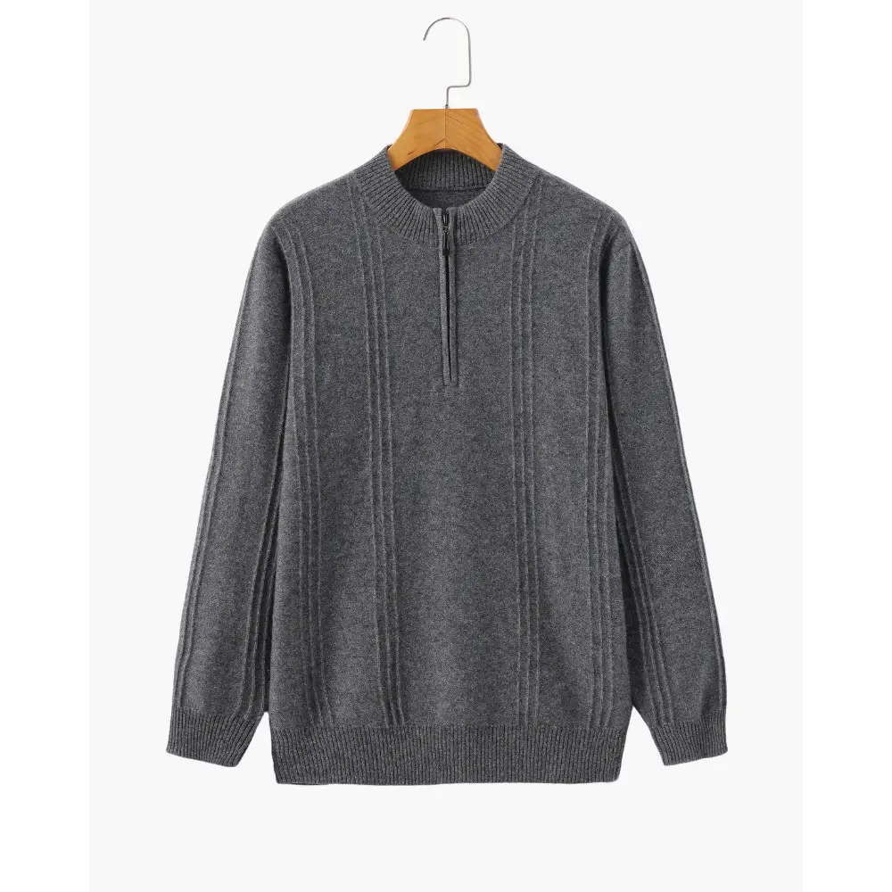 Cedar Ribbed Half-Zip Sweater — photo 9