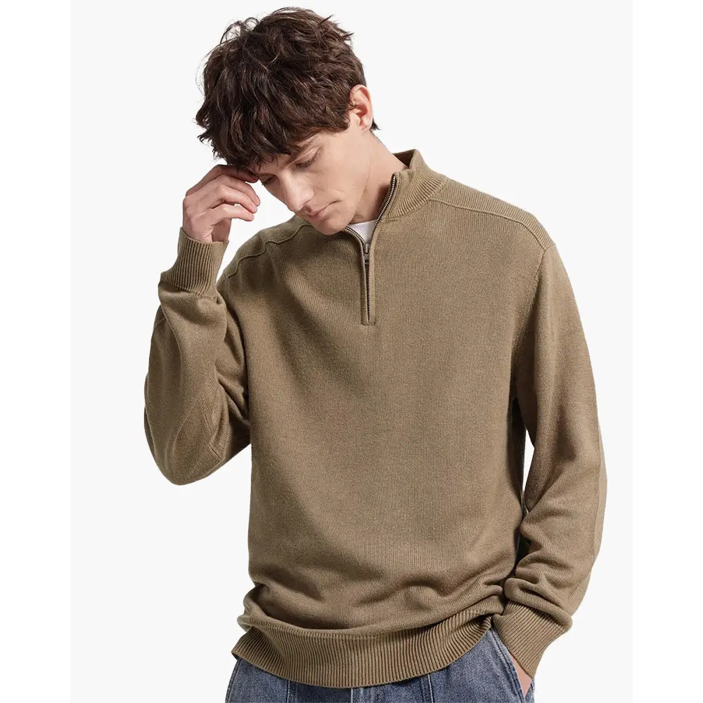 Birch Wool Half-Zip Sweater — photo 7