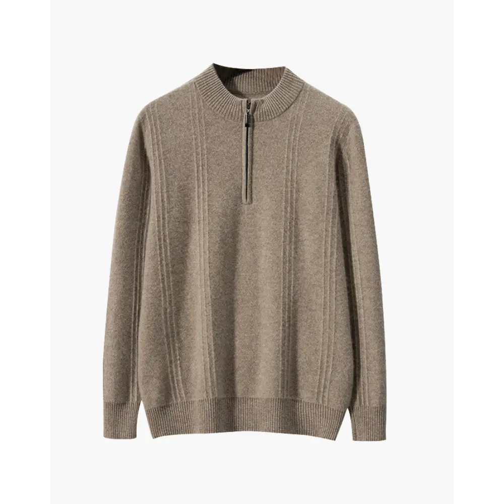 Cedar Ribbed Half-Zip Sweater — photo 11