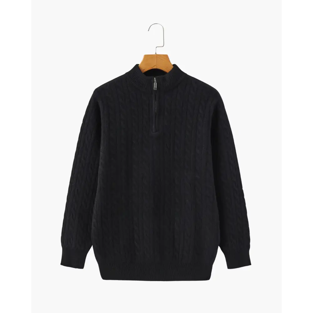 Wren Woven Half-Zip Sweater — photo 17
