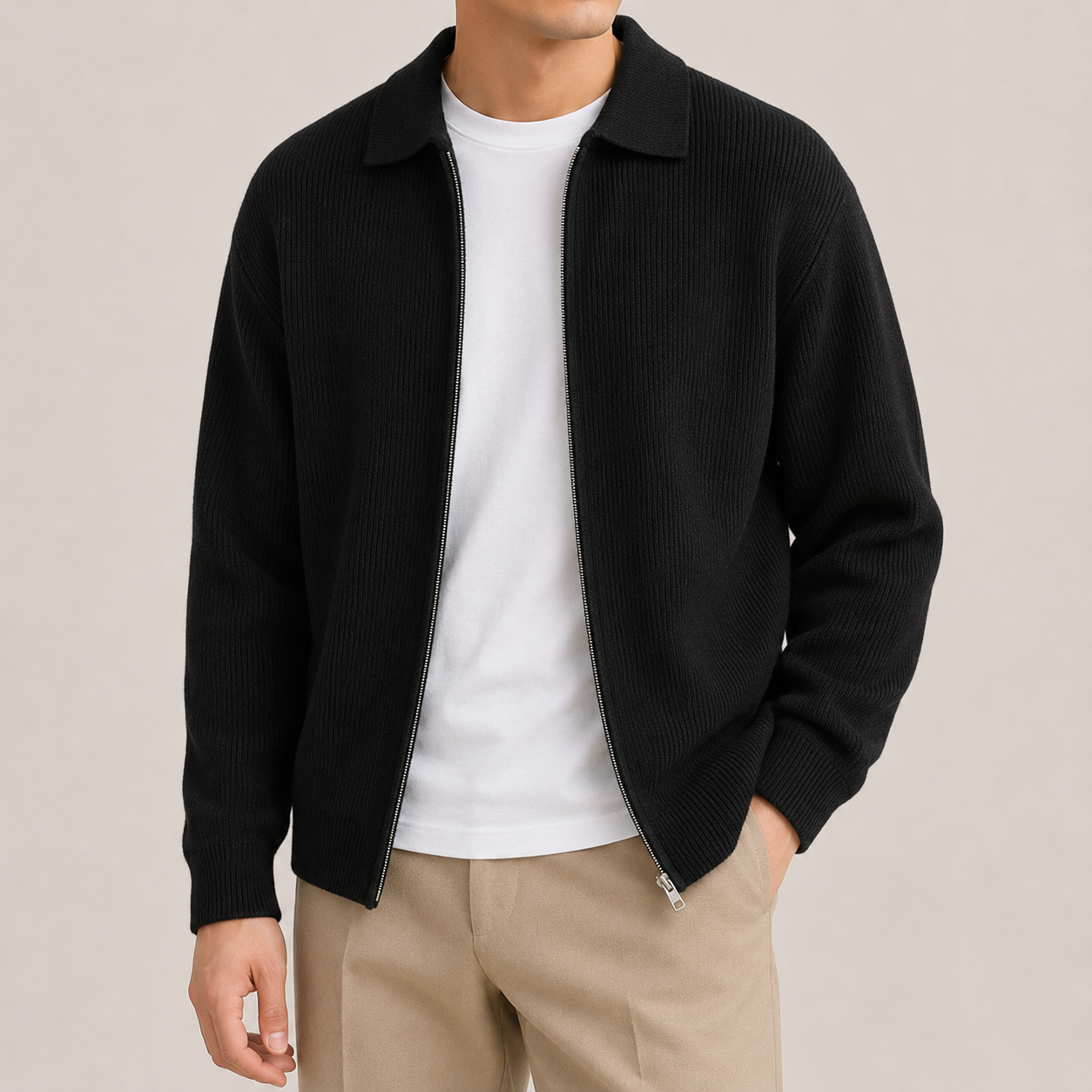 Willow Knit Polo Sweater
