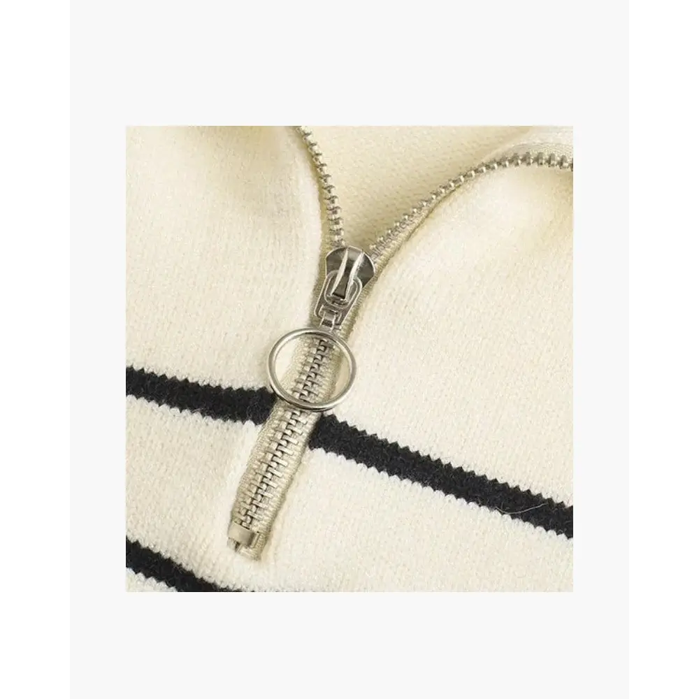 Fern Half-Zip Knit Sweater — photo 4