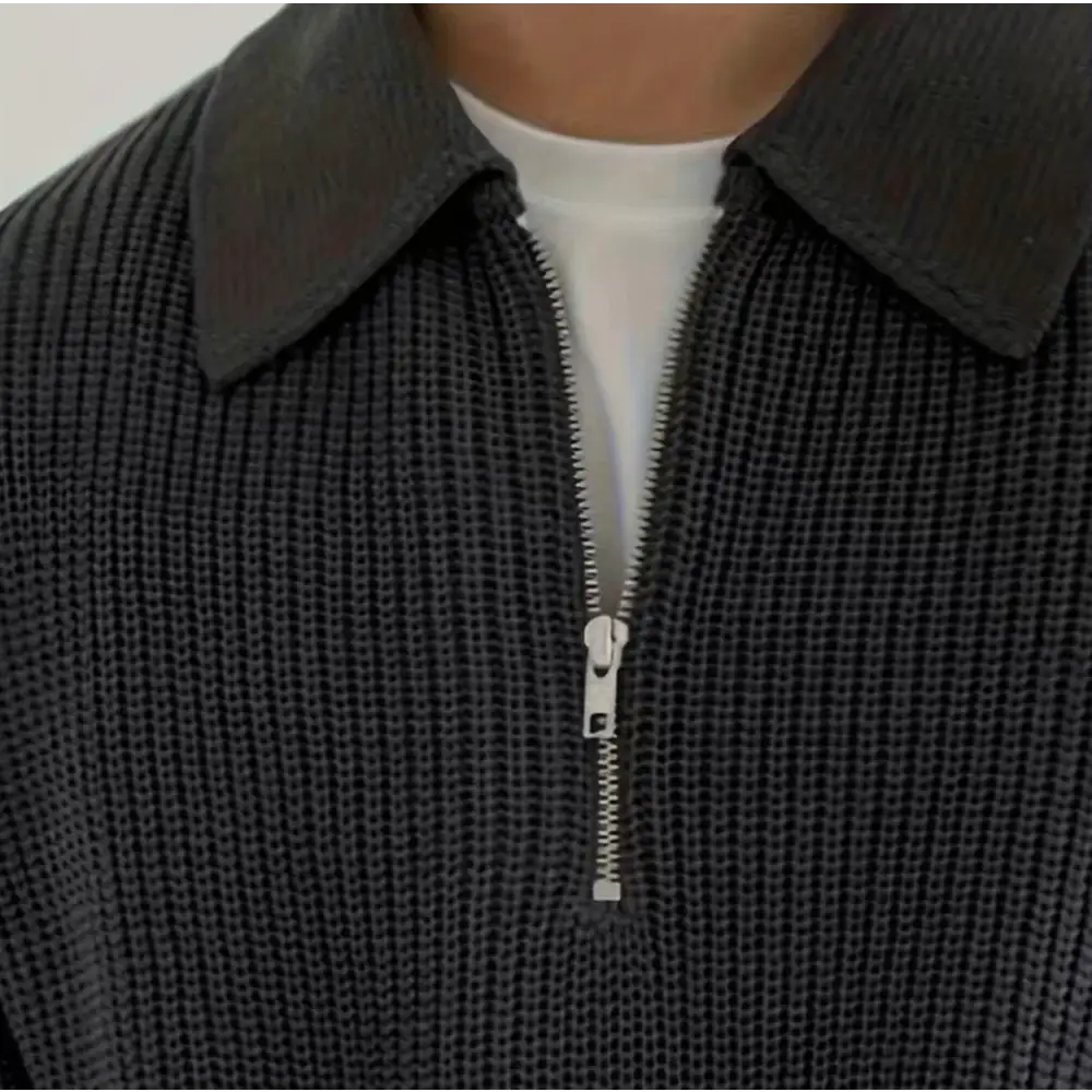Reed Zip Polo Sweater — photo 9